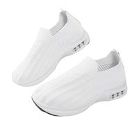 Scarpe Ortopediche Donna Sanitarie Chiuse Slip on Running Morbida Fitness Outdoor Sneaker Ortopedicheda da Lavoro con Cuscino Aria a Punta Larga Basse Sport Scarpe Mesh Jogging Comode
