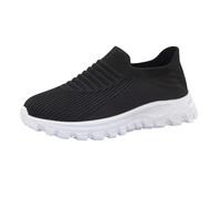 Scarpe Ortopediche Donna,Scarpe Running Donna,Nuove Casual alla, Traspiranti e morbide, da, con Un Solo Piede, Primaverili Camice Chimica Scuola (Black, 38)