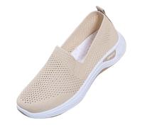 Scarpe Ortopediche Donna Senza Lacci Antiscivolo Scarpe da Ginnastica Ortopediche Comode Slip on Sneakers Donna Running Morbida in Rete Camminare Sneakers Offerta Barca Estive Punta Chiusa Shoes