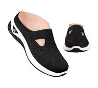 Scarpe Ortopediche Donna Senza Lacci con Supporto per Arco Ciabatte Donna Ortopediche Slip on Antiscivolo Traspiranti Comode Scarpe da Casa in Mesh Punta Chiusa Estive Morbida Sneakers