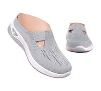 Scarpe Ortopediche Donna Senza Lacci con Supporto per Arco Ciabatte Donna Ortopediche Slip on Antiscivolo Traspiranti Comode Scarpe da Casa in Mesh Punta Chiusa Estive Morbida Sneakers