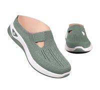 Scarpe Ortopediche Donna Senza Lacci con Supporto per Arco Ciabatte Donna Ortopediche Slip on Antiscivolo Traspiranti Comode Scarpe da Casa in Mesh Punta Chiusa Estive Morbida Sneakers