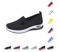 Scarpe Ortopediche Donna,Senza Lacci per Camminare Morbida Sneaker Scarpe Slip On Comode da Ginnastica Chiuse Traspirante Antiscivolo Leggere da Corsa Casa Estive Morbide Sportive Camminare 35-44