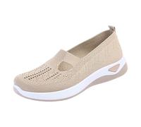Scarpe Ortopediche Donna, Senza Lacci per Camminare Morbida Sneakers Scarpes Slip On Comode da Ginnastica Chiuse Traspirante Antiscivolo Leggere Sneaker da Corsa in Mesh Estive
