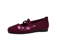 Scarpe Ortopediche Donna Senza Lacci Traspiranti Sneakers Donna Estive Basse Leggere Sneaker Casual Slip On Scarpe da Ginnastica Pianta Larga Barefoot Eleganti Comode Antiscivolo (42, Vino)