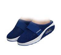 Scarpe Ortopediche Entry-Level con Cuscino d'Aria, Comode Scarpe Ortopediche da Passeggio da Donna, Scarpe Estive Slip-on Chiuse 2025, Sneakers Traspiranti con Supporto Plantare (Blu,42)