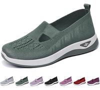 Scarpe Ortopediche Leggere Donna Sneakers Respirabili Senza Lacci Basculanti per Camminare Running Ginnastica 2024 Colore Solido Air Cuscino Traspiranti Estive