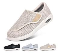 Scarpe Ortopediche per Anziani Regolabili Extra Larghe Facili da Indossare E Togliere per Alleviare Il Dolore Ai Piedi degli Anziani Scarpe da Passeggio per Donne E Uomini in Memory Foam (A1019