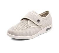 Scarpe Ortopediche per diabetici da Passeggio, Pantofole Ortopediche comode da Donna per diabetici con Cinturino Largo Regolabile, Scarpe per diabetici, Scarpe da Uomo Slip-on,37.5EU