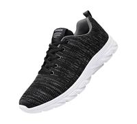 Scarpe ortopediche per il tempo libero da uomo con suola con plateau per scavare fuori maglia scarpe da trekking comode scarpe sportive traspiranti scarpe da ginnastica scarpe da jogging, grigio., 40