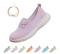 Scarpe ortopediche,Scarpe ortopediche da donna con suola morbida in rete confortevole,Scarpe da passeggio con supporto per arco plantare, Viola, 37 EU