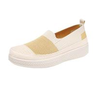 Scarpe Ortopediche Sneakers Donna Scarpe Estive Ginnastica Comode Sneakers Fitness Senza Lacci Corsa Sneaker Camminata Traspiranti Zeppa Passeggio Ortopediche Morbide Antiscivolo Slip on