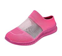 Scarpe Ortopediche Sneakers Donna Sneakers Camminata Senza Lacci Ginnastica Scarpe Casual Ortopediche Trekking Passeggio Comode Zeppa Slip on Sneaker Estive Traspiranti Antiscivolo Corsa