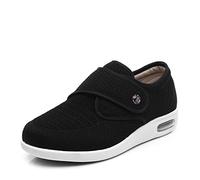 Scarpe Ortopediche Uomo Scarpe da Passeggio da Donna in Memory Foam con Cuscino d'Aria Casual,Nero,35 Pantofole Diabetiche Memory Foam da Uomo