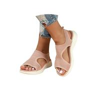 Scarpe Ortopedici da Donna Estive Comode Antiscivolo Sandali Mesh Lavabili Leggere Sandalo Con Punta Aperta Traspirante Sportive Moda Morbida Scarpe da Trekking Elegante con Memory Foam Outdoor