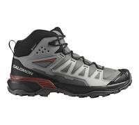 Salomon X Ultra 360 Mid GTX - scarpe da trekking - uomo 8 UK Grey/Red man Pfc-Free,Gore-Tex,Ortholite