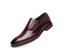 Scarpe Oxford da Uomo in Vera Pelle Scarpe Eleganti con Lacci Mocassini Antiscivolo Mocassini da Guida Traspiranti