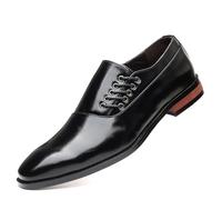 Scarpe Oxford da Uomo in Vera Pelle Scarpe Eleganti con Lacci Mocassini Antiscivolo Mocassini da Guida Traspiranti