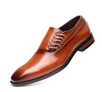 Scarpe Oxford da Uomo in Vera Pelle Scarpe Eleganti con Lacci Mocassini Antiscivolo Mocassini da Guida Traspiranti