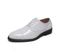 Scarpe Oxford Uomo d'Affari Eleganti Stringate Scarpe Classiche | Pelle Sintetica Suola in Gomma Antiscivolo Comode Scarpe Formali per Cerimonia Matrimonio Ufficio Nero