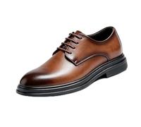 Scarpe Oxford Uomo Formali Classici Stringate Derby Scarpe Affari | Scarpe da uomo Suola in TPR strutturata e morbida soletta in lattice per comfort e stabilità tutto il giorno