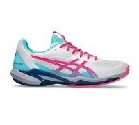 ASICS La SOLUTION SPEED™ FF 3 PADEL La SOLUTION SPEED™ FF 3 PADEL è stata sviluppata per i giocatori di speed padel che sono alla ricerca di una scarpa veloce e leggera, progettata per la velocità La