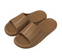 Scarpe Palestra Uomini Coppie Donne Uomini Solida Doccia Room Home Non Slip Massaggio Traspirante Suola Morbida Asciugatura Rapida Slipper Comode Scarpe Piatte Tartarughe Pantofole Uomo, caffè, 41 EU