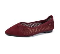 Scarpe Passeggio Donna estive Larga Suola Gomma Antiscivolo Memory Foam Eleganti Estiva Moda Tomaia Traspirante Punta Camminata Pantofole Rete Slip comode