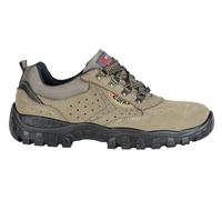 Scarpe pelle scamosciata antinfortunistiche basse da lavoro COSMOS S1 P SR COFRA