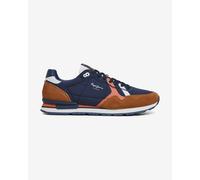Scarpe Pepe Jeans Brit Road blu navy marrone bianco - 41
