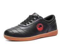 Scarpe per Arti Marziali da Donna Scarpe da Tai Chi da Uomo Scarpes da Allenamento Pelle Antiscivolo per Tai Chi Kung Fu,Scarpes da Taekwondo Kung Fu(Size:36EU(23cm),Color:C)