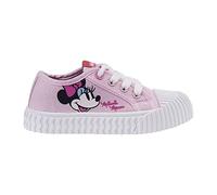 Scarpe per Bambine Minni - Colore Rosa - 34 - Chiusura con Lacci - Scarpe in Tela per Bambina con Suola in PVC Iniettata - Prodotto Originale Ideato in Spagna