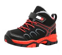 Scarpe per bambini Autumn Winter Construction Toe Work Shoes Anti Puncture Comfortable Breathable Labor Shoes Welder Protective Shoes 36, Colore: rosso, 34 EU