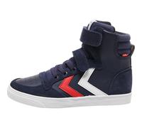 hummel Slimmer Stadil Pelle Alta Jr, Sneaker a collo alto Unisex - Bambini e ragazzi, Peacoat, 31 EU