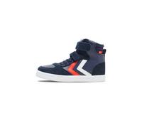 hummel Slimmer Stadil Pelle Alta Jr, Sneaker a collo alto Unisex - Bambini e ragazzi, Peacoat, 38 EU