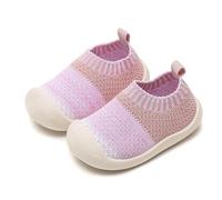 Scarpe per Bambini Scarpe con Calzini per Bambini Traspiranti per Neonati e Bambini Piccoli Pantofole Stivali da Interno e da Esterno Scarpe per i Primi Passi Scarpe da Ginnastica (24 Toddler)