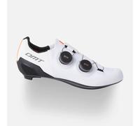 DMT Sh10, Scarpe da Ciclismo su Strada Unisex-Adulto, Bianco e Nero, 8 UK