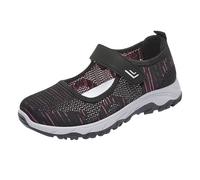 Scarpe per Camminare Donna Senza Lacci Scarpe Ortopediche Donna Leggere e Traspirante Sneakers Scarpes in Rete Tinta Unita Sneakers per Outdoor Sportive con Cuscino d Aria Ortopediche da Passeggio
