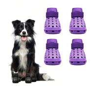 Scarpe per cani da passeggio in strade calde - adatte per cani di piccola, media e grande taglia, stivali protettivi per le zampe dei cani, facili da indossare e togliere, antiscivolo, impermeabili, f