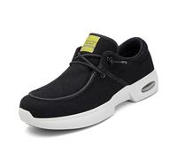 Scarpe per diabetici da Uomo e da Donna, Scarpe da Passeggio, larghezze Extra Regolabili per Piedi gonfi Edema Scarpe per Anziani Sandali Leggeri(Nero,EU 37.5)