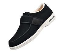 Scarpe per diabetici Uomo Donna,per Alluce Valgo,Fasi Post Operatorie e Lunghe Guarigioni,Scarpe Traspiranti Antiscivoloileblack-42