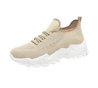 Scarpe per Fascite Plantare Donna Scarpe da Ginnastica Comode da Ginnastica Casual Estive in Mesh Traspirante,Suola Spessa,con Rialzo,Hundred,Donna Ortopediche Sneakers con