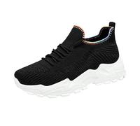 Scarpe per Fascite Plantare Donna Scarpe da Ginnastica Comode da Ginnastica Casual Estive in Mesh Traspirante,Suola Spessa,con Rialzo,Hundred,Donna Ortopediche Sneakers con