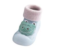 Scarpe per gattonare per neonati, chiuse, per bambini, per attività all'aperto, da ginnastica, da pavimento, per bambini, da ginnastica, Azzurro, 20/21 EU