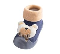 Scarpe per gattonare per neonati, chiuse, per bambini, per attività all'aperto, da ginnastica, da pavimento, per bambini, da ginnastica, Blu, 20/21 EU