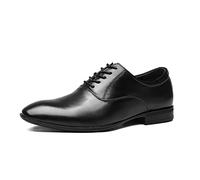Scarpe per Gli Uomini Allacciati in Punta di Punta Rotonda a Basso Blocco Top -Tallone Resistente al Tallone Non Slip in Gomma da Ballo