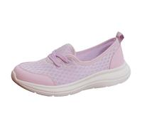 Scarpe per il tempo libero da donna, traspiranti, comode, scarpe sportive Dirndl, scarpe da passeggio, casual, scarpe da corsa su strada, palestra, elevate, scarpe estive, Lilla, 40 EU