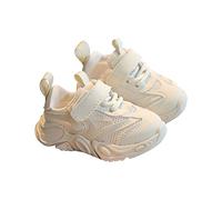 Scarpe per il tempo libero per bambini 29, scarpe da calcio per bambini, senza lacci, suola morbida, antiscivolo, flessibili, da trekking, leggere, leggere, basse, morbide, bianco, 26 EU