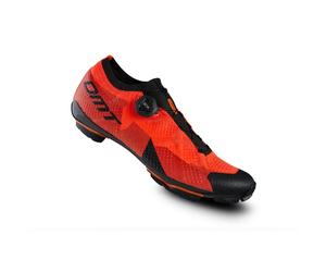 Scarpe per MTB DMT carbonio KM1 Knit - Colore: Rosso, Numero: 47