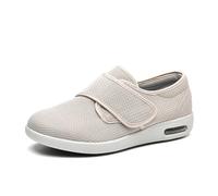 Scarpe per Piedi gonfi, Scarpe da Ginnastica per Il Tempo Libero da Interno ed Esterno, Scarpe da Donna Extra Larghe, Chiusure Regolabili Leggere e Traspiranti, Calzature Ortopediche,45EU